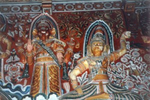Hinduisten und Buddhisten feiern in dem selben Tempel