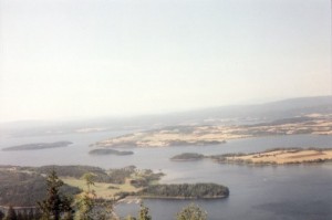 Blick auf die südliche Fjordlandschaft